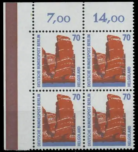 BERLIN DS SEHENSWÜRDIGKEITEN Nr 874 postfrisch VIERERBL 8F904E