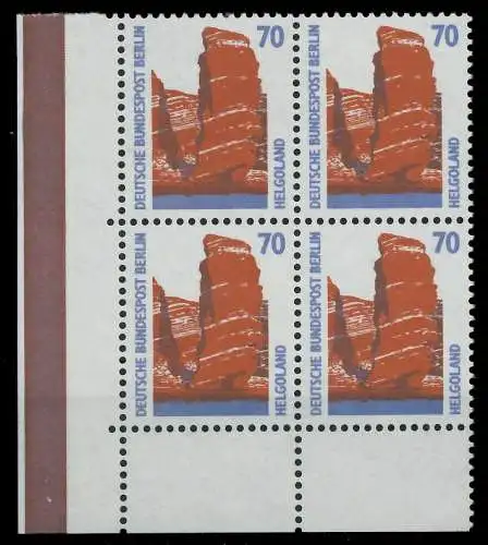 BERLIN DS SEHENSWÜRDIGKEITEN Nr 874 postfrisch VIERERBL 8F9056