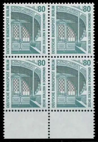 BERLIN DS SEHENSWÜRDIGKEITEN Nr 796 postfrisch VIERERBL 8F907A