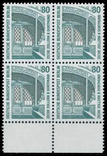 BERLIN DS SEHENSWÜRDIGKEITEN Nr 796 postfrisch VIERERBL 8F909E