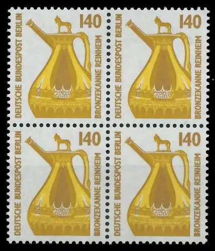 BERLIN DS SEHENSWÜRDIGKEITEN Nr 832 postfrisch VIERERBL 8F90A2