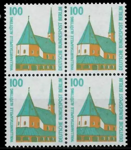 BERLIN DS SEHENSWÜRDIGKEITEN Nr 834 postfrisch VIERERBL 8F90CE