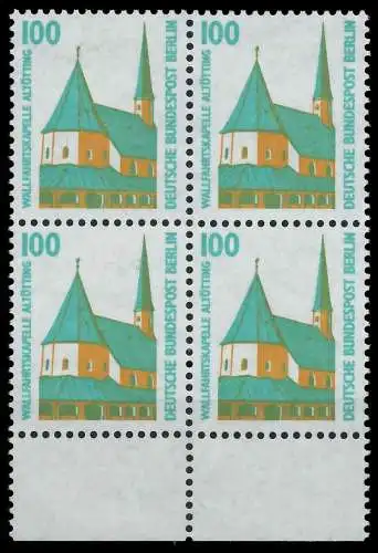 BERLIN DS SEHENSWÜRDIGKEITEN Nr 834 postfrisch VIERERBL 8F90E2