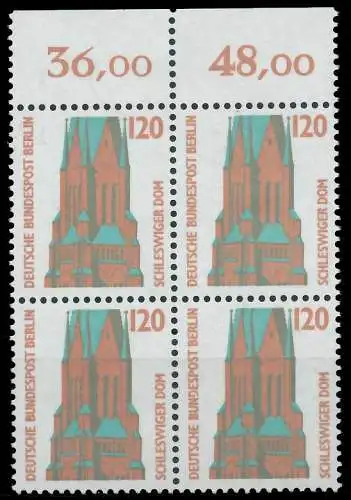 BERLIN DS SEHENSWÜRDIGKEITEN Nr 815 postfrisch VIERERBL 8F90F6