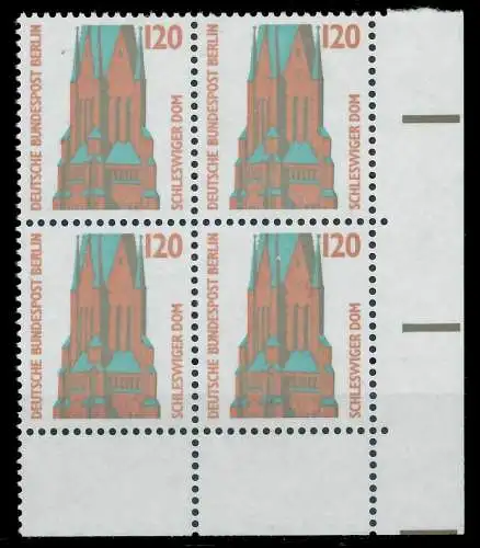 BERLIN DS SEHENSWÜRDIGKEITEN Nr 815 postfrisch VIERERBL 8F910A