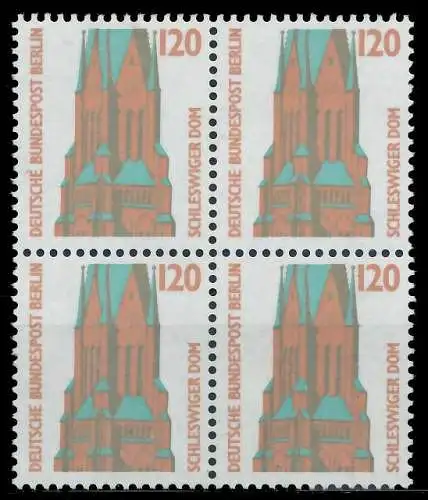 BERLIN DS SEHENSWÜRDIGKEITEN Nr 815 postfrisch VIERERBL 8F9112