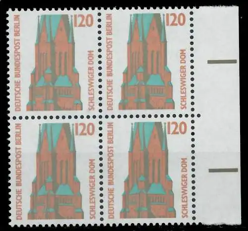 BERLIN DS SEHENSWÜRDIGKEITEN Nr 815 postfrisch VIERERBL 8F911A