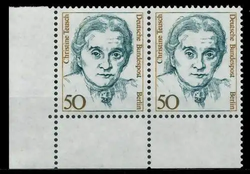 BERLIN DS FRAUEN Nr 770 postfrisch WAAGR PAAR ECKE-ULI 8F9122