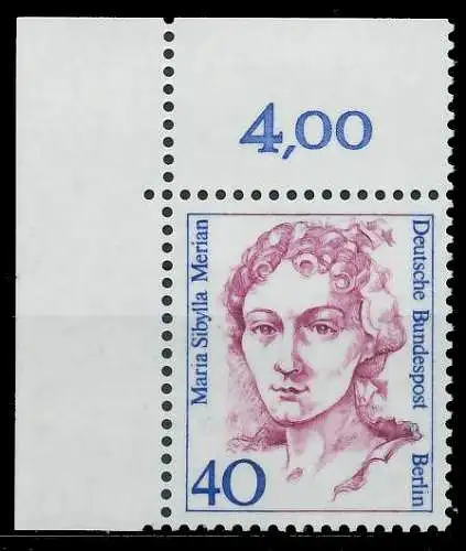 BERLIN DS FRAUEN Nr 788 postfrisch ECKE-OLI 8F9132