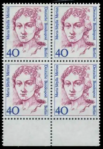 BERLIN DS FRAUEN Nr 788 postfrisch VIERERBLOCK URA 8F9162