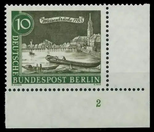 BERLIN 1962 Nr 219 postfrisch ungebraucht FORMNUMMER 2 8F91C2