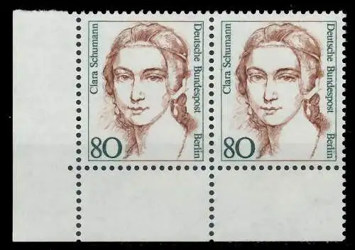 BERLIN DS FRAUEN Nr 771 postfrisch WAAGR PAAR ECKE-ULI 8F9262