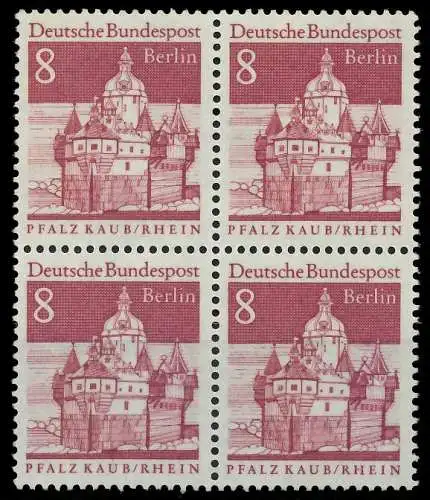 BERLIN DS D-BAUW. 2 Nr 271 postfrisch VIERERBLOCK 8F927E