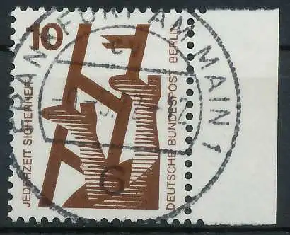 BERLIN DS UNFALLV Nr 403 zentrisch gestempelt SRA 8F941E