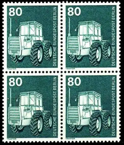 BERLIN DS INDUSTRIE U. TECHNIK Nr 501 postfrisch VIERER S9528BE