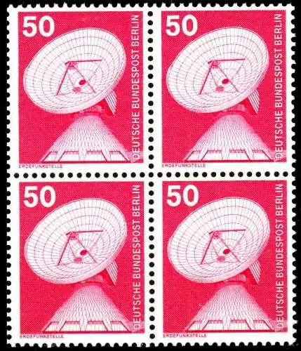 BERLIN DS INDUSTRIE U. TECHNIK Nr 499 postfrisch VIERER S9528B2