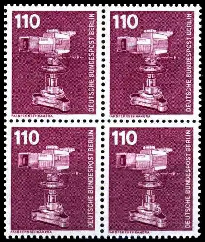 BERLIN DS INDUSTRIE U. TECHNIK Nr 668 postfrisch VIERER S9528D2