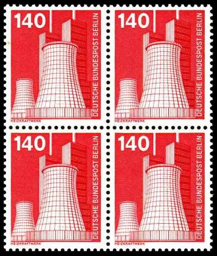 BERLIN DS INDUSTRIE U. TECHNIK Nr 504 postfrisch VIERER S9528CA