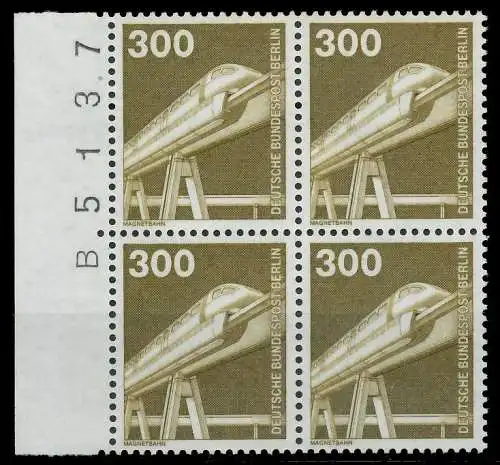 BERLIN DS INDUSTRIE U. TECHNIK Nr 672 postfrisch VIERER 8F9506