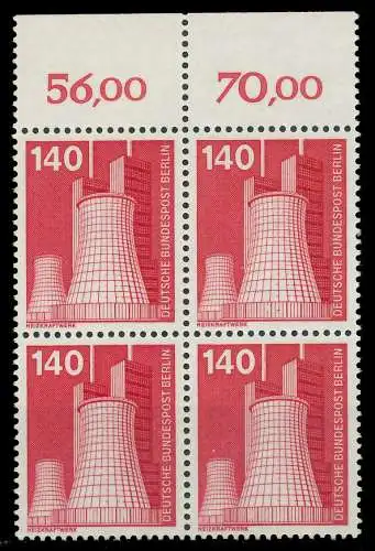 BERLIN DS INDUSTRIE U. TECHNIK Nr 504 postfrisch VIERER 8F9516