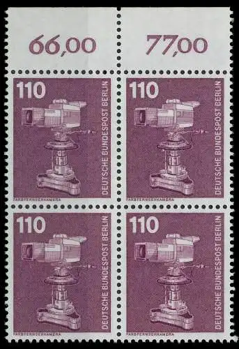 BERLIN DS INDUSTRIE U. TECHNIK Nr 668 postfrisch VIERER 8F957E