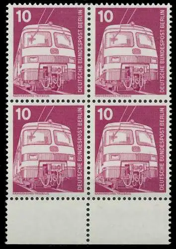 BERLIN DS INDUSTRIE U. TECHNIK Nr 495 postfrisch VIERER 8F9586