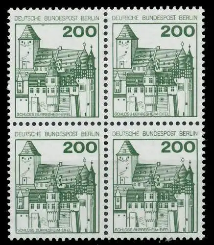 BERLIN DS BURGEN U. SCHLÖSSER Nr 540 postfrisch VIERERB 8F95B2