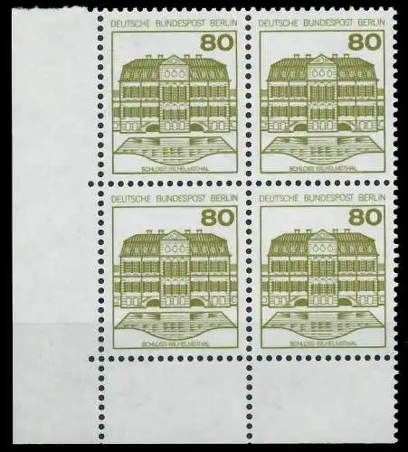BERLIN DS BURGEN U. SCHLÖSSER Nr 674A postfrisch VIERER 8F96CE