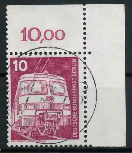 BERLIN DS INDUSTRIE U. TECHNIK Nr 495 zentrisch gestempelt E 8F9772