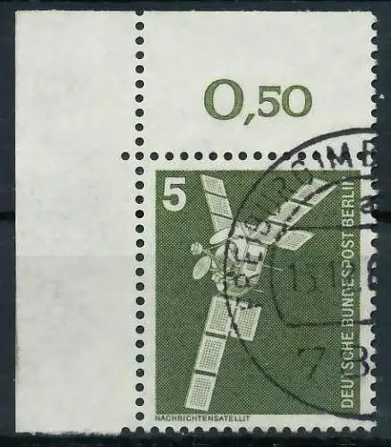 BERLIN DS INDUSTRIE U. TECHNIK Nr 494 gestempelt ECKE-OL 900EA6