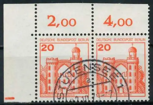 BERLIN DS BURGEN U. SCHLÖSSER Nr 533 gestempelt WAAGR PA 900F5E