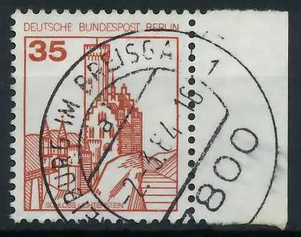 BERLIN DS BURGEN U. SCHLÖSSER Nr 673 zentrisch gestempelt SR 900F6A