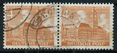 BERLIN DS BAUTEN 1 Nr 43 gestempelt WAAGR PAAR 900FBA