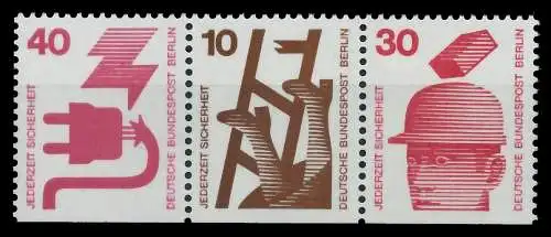 BERLIN ZUSAMMENDRUCK Nr W54 postfrisch 3ER STR 90107E