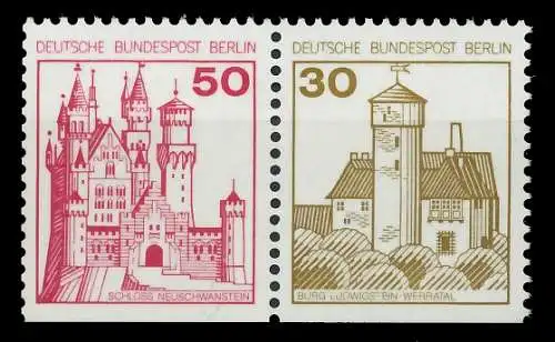 BERLIN ZUSAMMENDRUCK Nr W62 postfrisch WAAGR PAAR 90110E