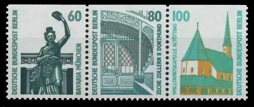 BERLIN ZUSAMMENDRUCK Nr W95 postfrisch 3ER STR 9011BE