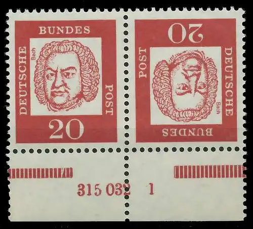 BRD ZUSAMMENDRUCK Nr K4-HAN 315.032-1 postfrisch WAAGR 90677E