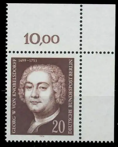 BERLIN 1974 Nr 464 postfrisch ECKE-ORE 906792