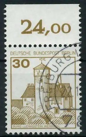 BERLIN DS BURGEN U. SCHLÖSSER Nr 534A gestempelt ORA 9067A6