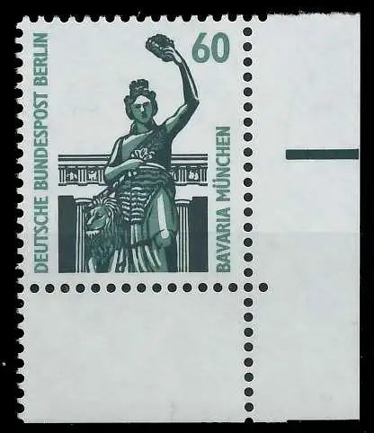 BERLIN DS SEHENSWÜRDIGKEITEN Nr 795 postfrisch ECKE-URE 9067DE
