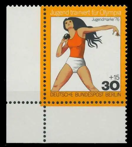 BERLIN 1976 Nr 517 postfrisch ECKE-ULI 90681E