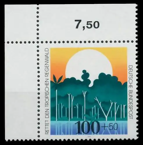 BRD 1992 Nr 1615 postfrisch ECKE-OLI 906A4E