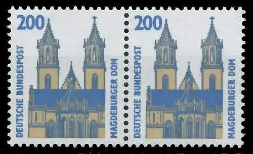 BRD DS SEHENSWÜRDIGKEITEN Nr 1665 postfrisch WAAGR PAAR 906A8A
