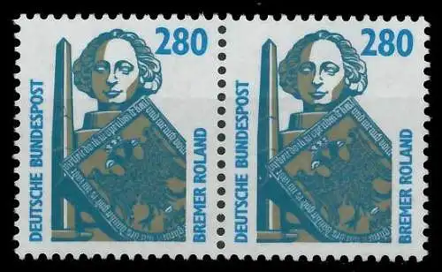 BRD DS SEHENSWÜRDIGKEITEN Nr 1381 postfrisch WAAGR PAAR 906AAE