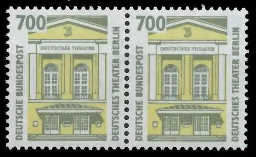 BRD DS SEHENSWÜRDIGKEITEN Nr 1691 postfrisch WAAGR PAAR 906AC6