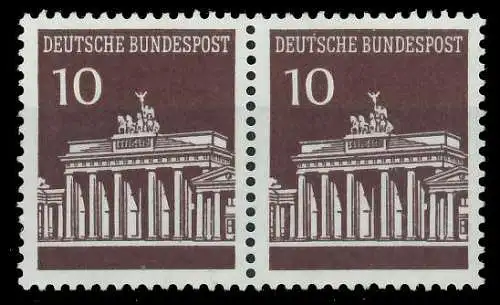 BRD DS BRANDENBURGER TOR Nr 506v postfrisch WAAGR PAAR 906B2A