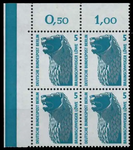 BERLIN DS SEHENSWÜRDIGKEITEN Nr 863 postfrisch VIERERBL 906BF2