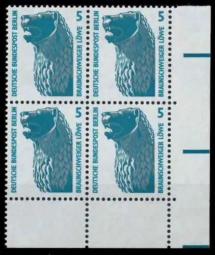 BERLIN DS SEHENSWÜRDIGKEITEN Nr 863 postfrisch VIERERBL 906C0A