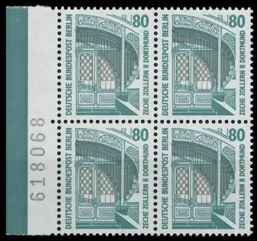 BERLIN DS SEHENSWÜRDIGKEITEN Nr 796 postfrisch VIERERBL 906C26