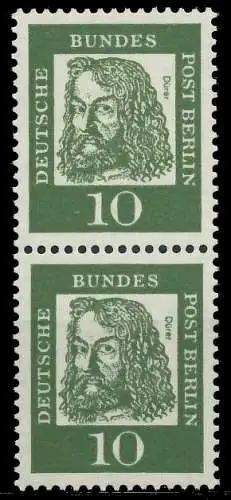 BERLIN DS BED. DEUTSCHE Nr 202 postfrisch SENKR PAAR 906C36